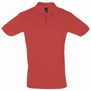 Рубашка поло мужская Perfect Men 180, красная (гибискус)